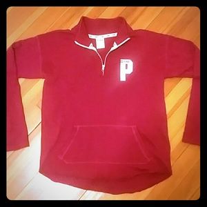 Pink by Victorias Secret half zip sweatshirt VS